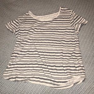 Navy Blue Patterned T-Shirt